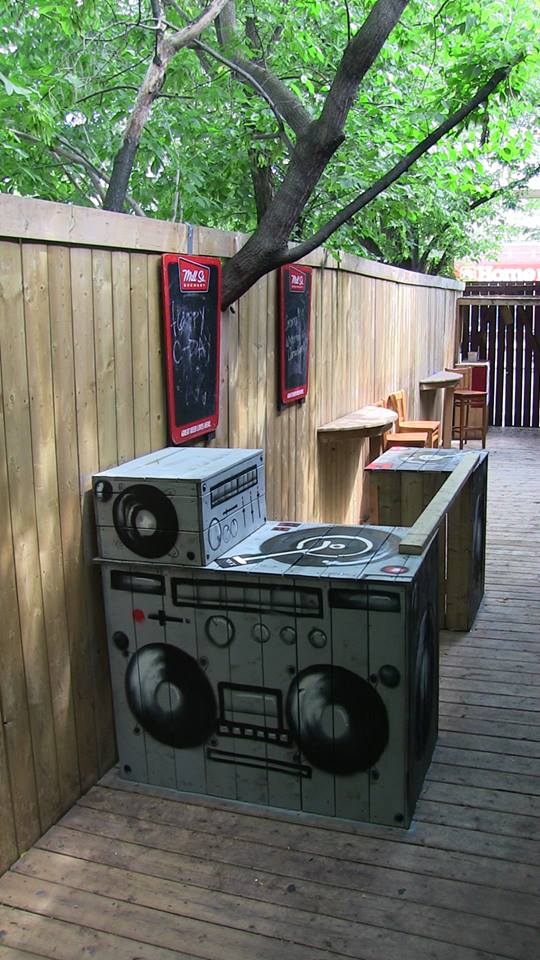 Custom Painted DJ Booth