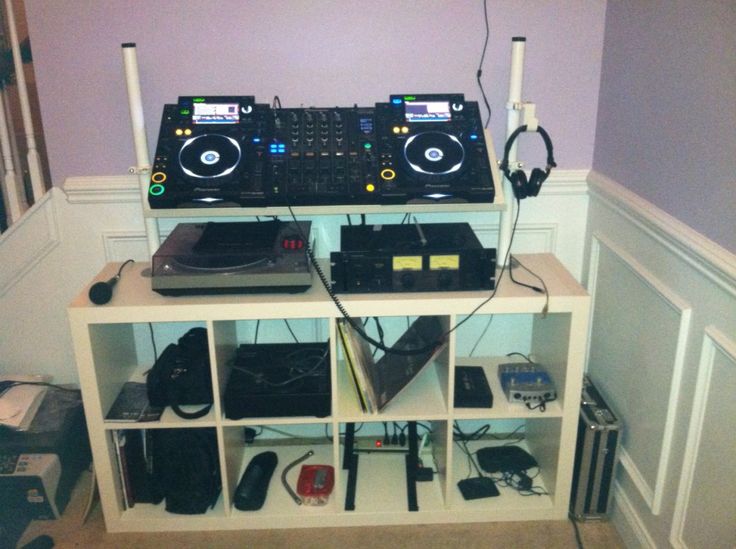 DJ Setup in IKEA Furniture