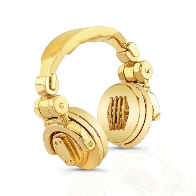 Gold Headphones