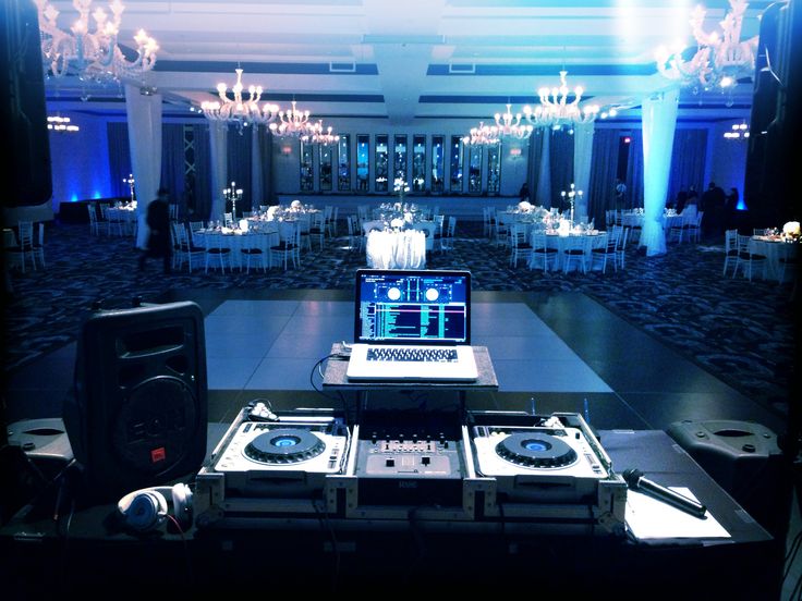 Wedding DJ DJ Setup at