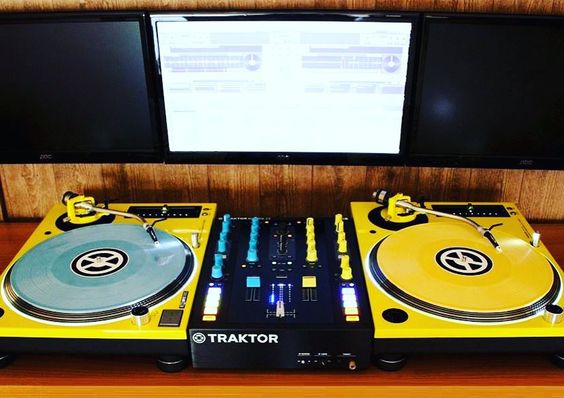 Yellow Turntable