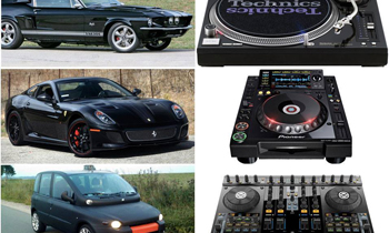 Cars and DJ Equipments Comparison