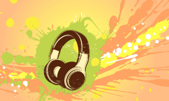 Headphones Abstract