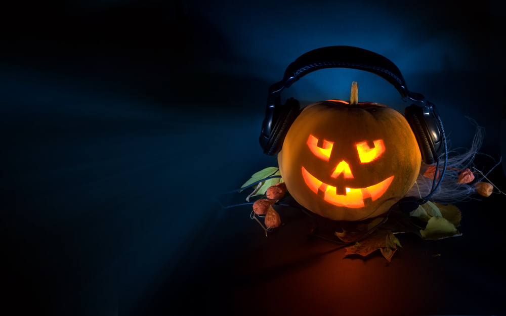 Pumpkin Halloween DJ Wallpaper