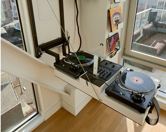 Fold Down DJ Table