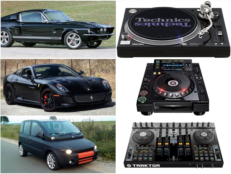 Cars and DJ Equipments Comparison