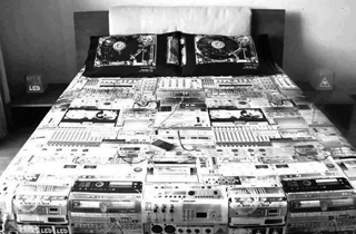 DJ Bedding Setup