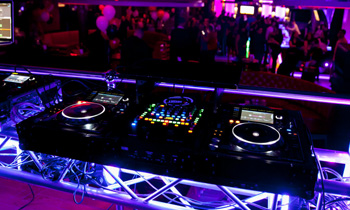 DJ Booth at a Club