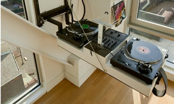 Fold Down DJ Table