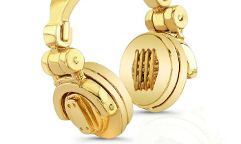 Gold Headphones