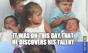 Kid Discovered His Talent