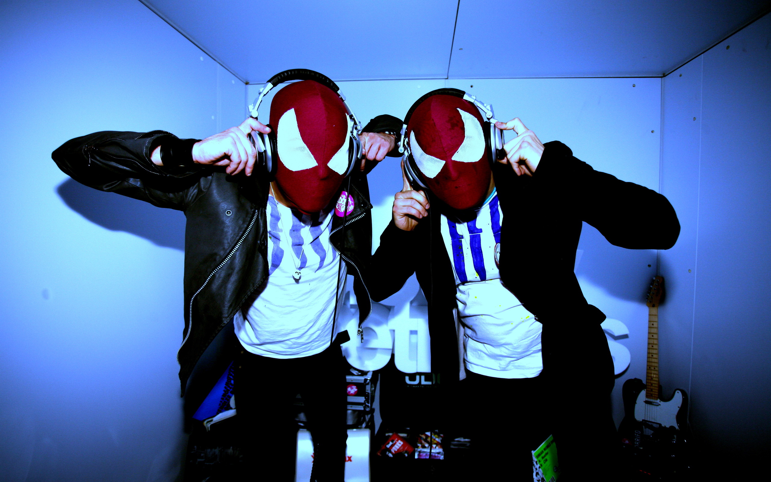 DJs on Mask Wallpaper